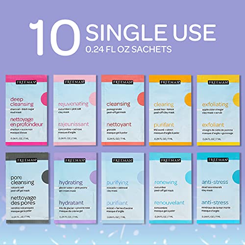 Freeman Limited Edition Scrub & Glow Ultimate Face And Body Kit, 20 Piece Christmas Gift Set, Facial Masks For Hydrating & Glowing Skin, Perfect For Wife, Spouse, Girlfriend, Or Daughter #TOP3