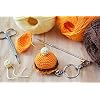 PAXCOO 100 Pcs Key Chain Hooks with Key Rings (Large Size)
