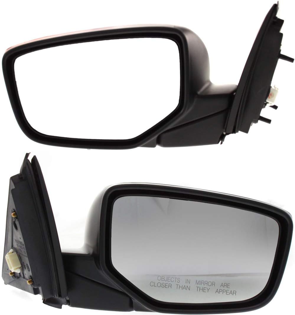 Kool Vue Driver & Passenger Side Power Non-Heated Mirrors for Honda Accord 2008-2012 Paintable Coupe