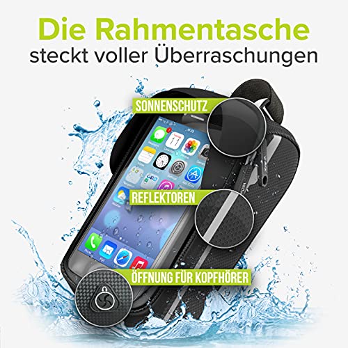 Fahrrad-Rahmentasche von Velmia – Wasserdicht und praktisch