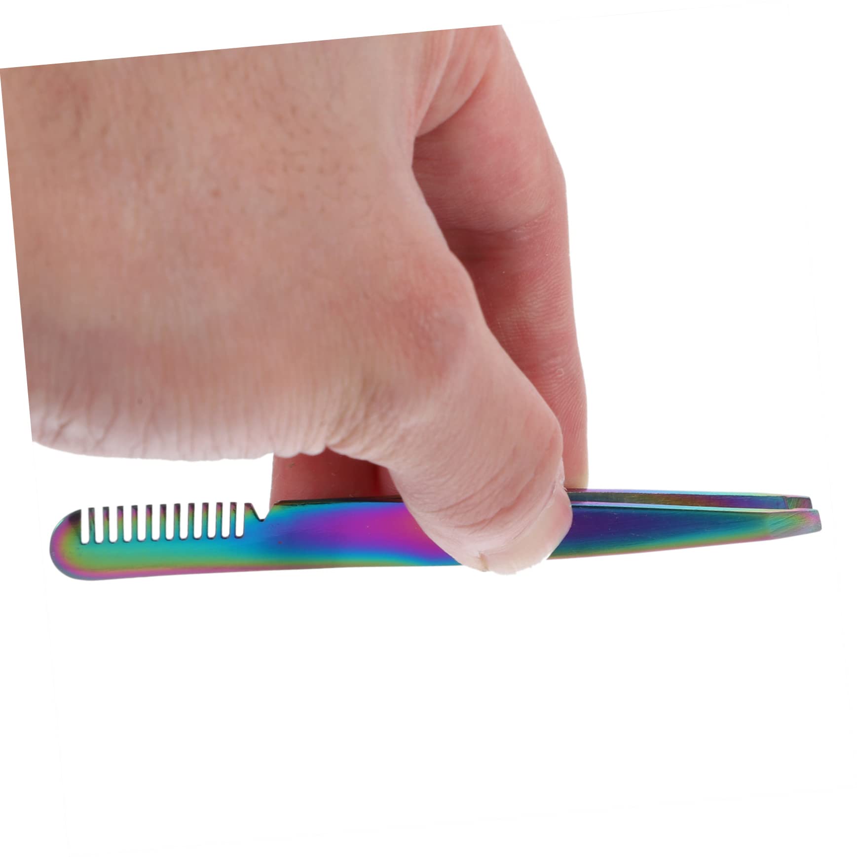 POPETPOP 20pezzi Pinzette Sopracciglia Inossidabile Con Punta Di Precisione e Pettine Strumenti Per La Bellezza e Rimozione Dei Elegante Per Donne e Uomini