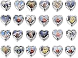 Quantity:100 pcs mixed pattern heart beads Size:8.5 × 9 × 4mm;Hole Size:1.5mm Material:Alloy (lead free, nickel free) Add a necklace chain or faux suede cord to connect your chandelier link, and wear as a pectoral medal or use for a rosary part! Suit...