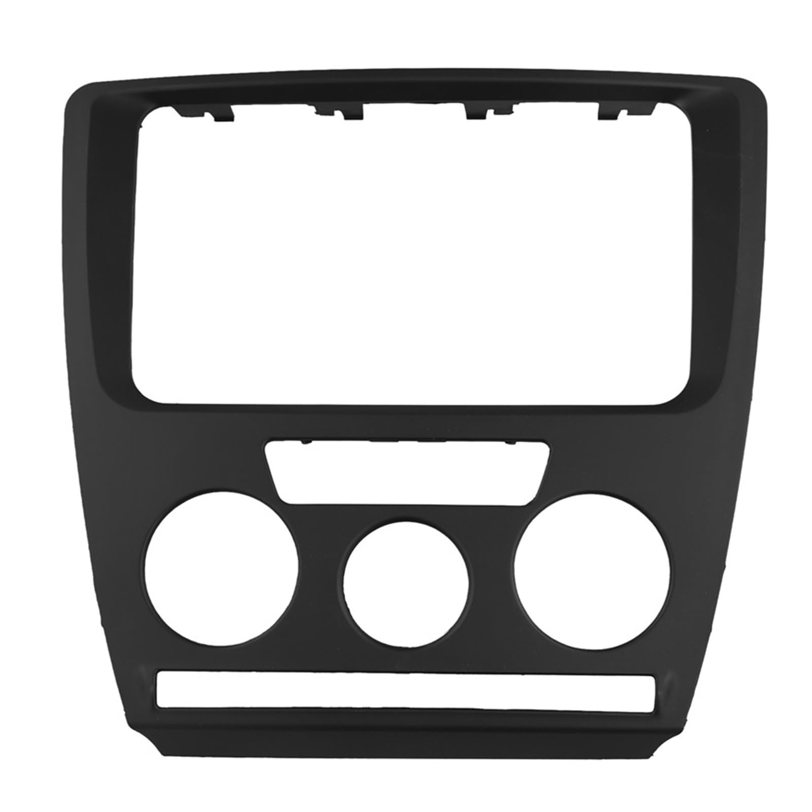 JKELPV Car Radio Frame Kit Fit For Skoda Octavia 2007-2009 2DIN Car Radio Fascia Frame DVD GPS Navigation MP5 Panel Cover Radio adapter