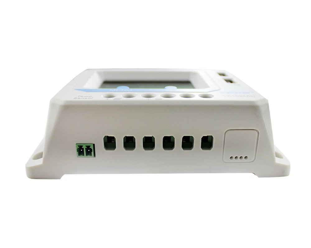 EPEVER VS1024AU EP Regolatore di carica solare PWM, VS AU Serie 10A, display LCD, riconoscimento automatico, 12 V/24 V