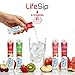 LifeSip® Cirkul® Singles 24-Pack, B-Vitamins Flavor Water Variety Pack, No Sugar, Zero Calorie Drink Mix, (6 Fruit Punch, 6 Strawberry Kiwi, 6 Honeycrisp Apple, and 6 Watermelon)