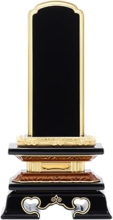 仏壇屋 滝田商店 位牌 勝美位牌 3.5寸 名入れ込み (1名様) 手書き 高さ17.3cm×巾9cm お位牌 戒名入れ 日本製 証明書付