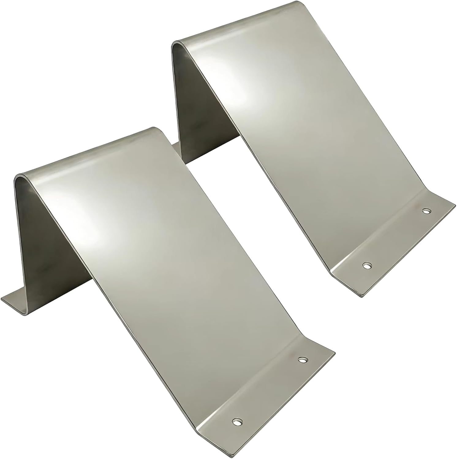 Stainless Steel Light Mount Bracket Fit for Semi Trucks Trailers Flood Spot LED Work Strobe and Warning Lights, 2 Pack