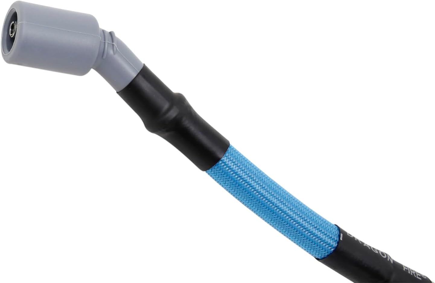 DRAGON FIRE PERFORMANCE 9.5" 500 ohm/ft Blue Sleeved Spark Plug Wires for 1999-2013 GM LS V8 Models With Headers Only Compatible with Avalanche, Sierra, Express, Hummer OEM FIT PWLS-BLS