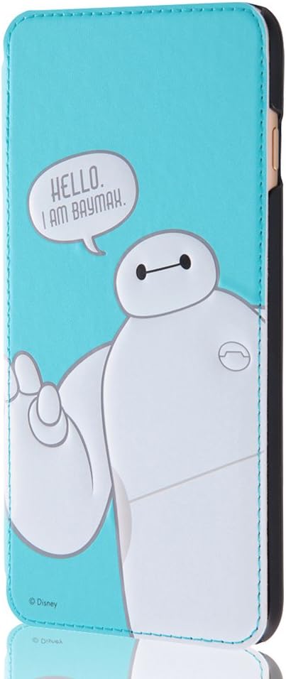 Iphone 6 Plus Bay Max Big Hero 6 Book Cover Leather Case Blue