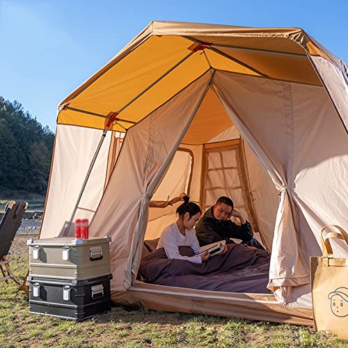 Carpa para camping familiar 3-4 personas, doble capa impermeable miniatura 3