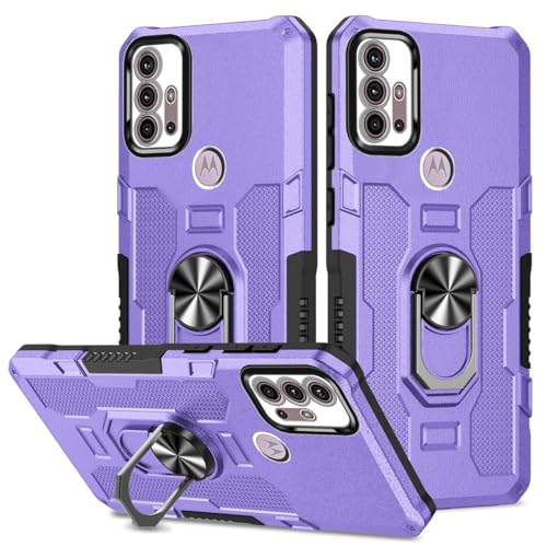 Coque rigide Moto G30 pour une protection anti-chute efficace avec anneau de support pratique
