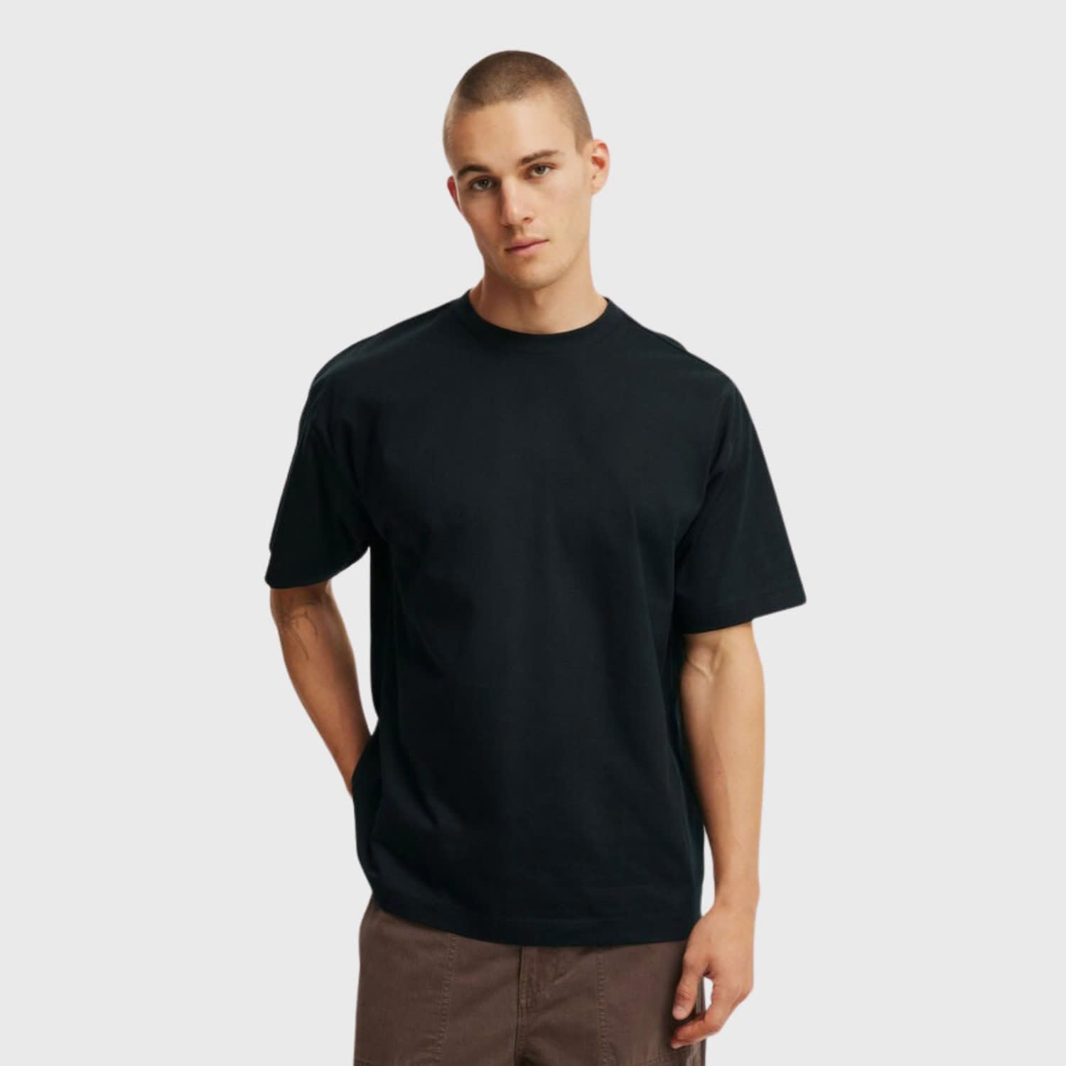 BFN Heavyweight 7.37 oz 100% Preshrunk Cotton Crew Neck Tee, Premium Quality Heavy Cotton T-Shirt for Men & Women, S to 2XL - Image 2