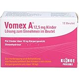 Vomex A 12,5 mg Kinder Beutel gegen Reisekrankheit, 12 St. Beutel