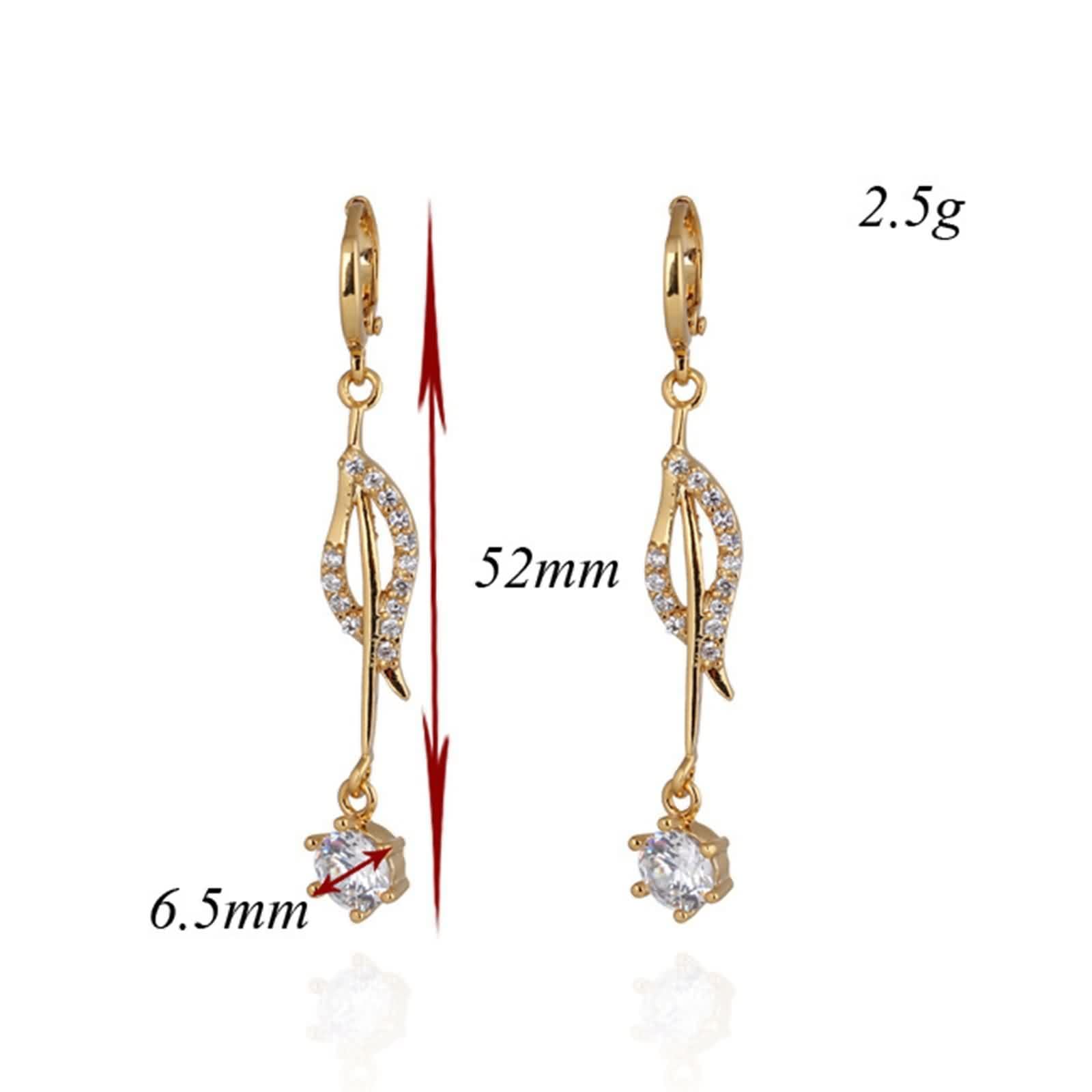 KnSam Kolczyki damskie Moissanit, kolczyki Hoop Creole Hollow Leaf Gold 750 18K, żółte złoto Au750 kolczyki bez niklu z prawdziwym moissanitem
