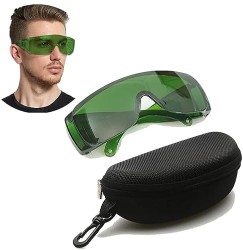 Miniatura 1 de Gafas de seguridad para hombres, gafas de seguridad con filtro de luz para protección ocular, gafas protectoras industriales con estuche para