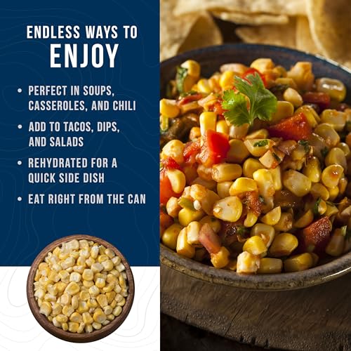 Augason Farms Freeze Dried Sweet Corn Can, Emergency Food Supply, Everyday Meals, 30 Servings - Image 4