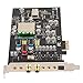 7.1CH Channel 192 Khz 24 Bits 100db SNR PCIe Gaming Sound Card, PCIe Internal Sound Card CM8828 7.1CH TCXO PC Sound Card for Home Theater Large 3D Games Sound Playback