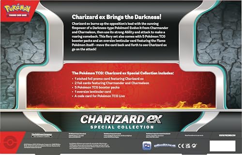 Pokemon TCG: Charizard ex Special Collection - 5 Packs, Promos