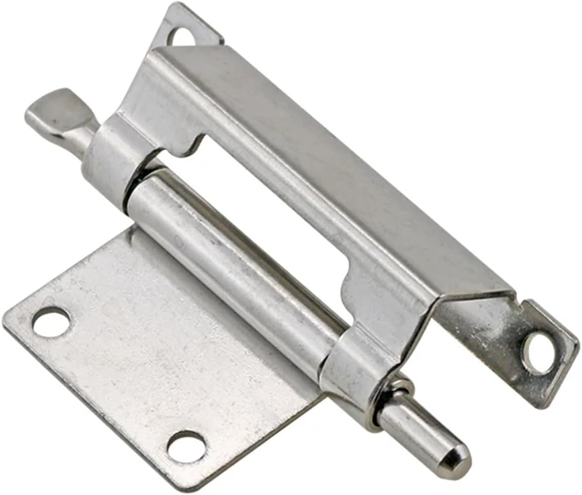 Stainless Steel Detachable Hinge Electrical Machinery Equipment Right Angle Bending Door Hinge 1Pcs