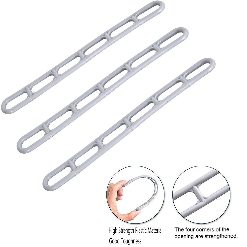 Lot De 40 Sangles De Tension En Caoutchouc Extra Robustes – PVC Gris, 225x26mm, 6 Crans, Pour Auvents, Tentes, Bâches, Antidérapantes