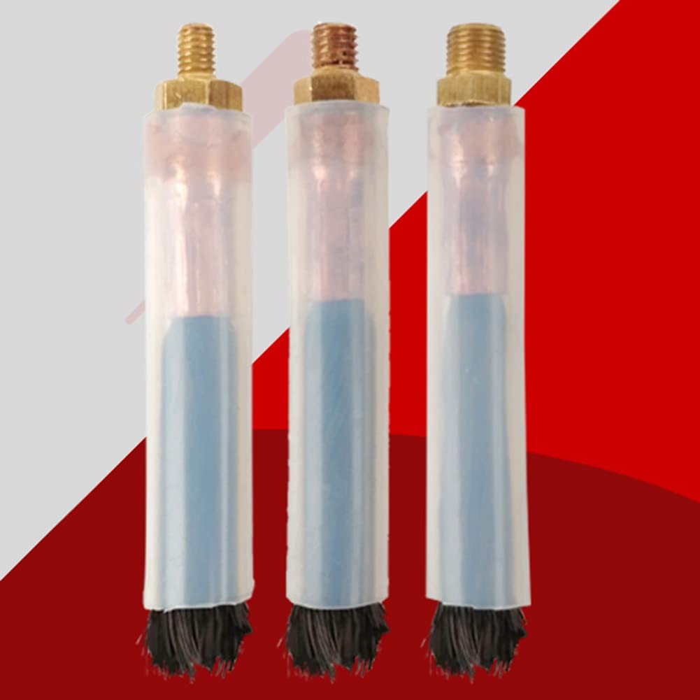 Spazzola In Fibra Di Carbonio Nagoyuki Per Pulizia Saldature - Filettatura M10 - Per Acciaio Inox Dopo Saldatura TIG/MIG