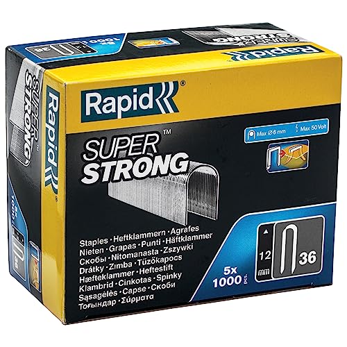 Agrafes pour câbles Rapid 5000511 pattes divergentes 12mm de long