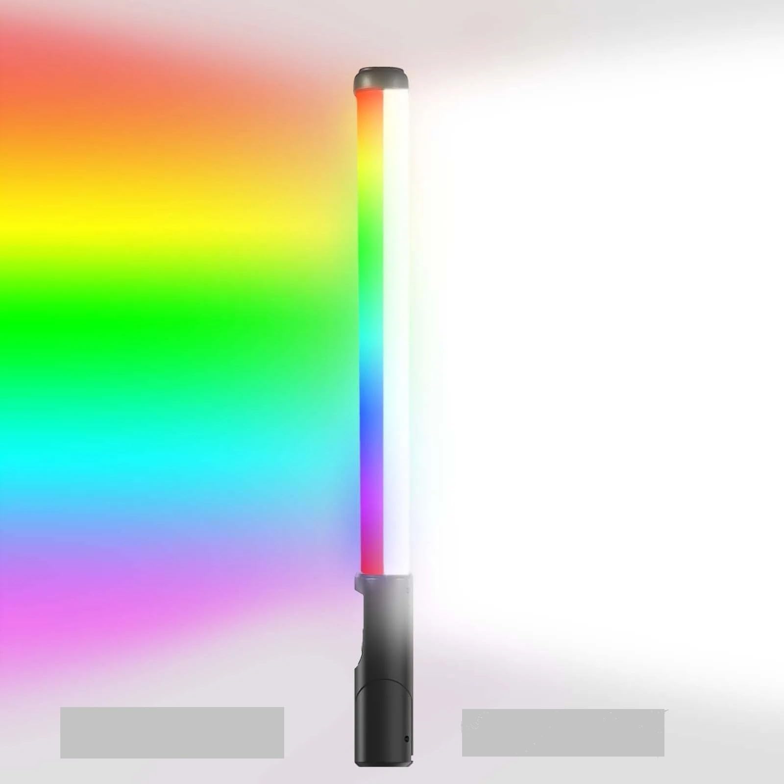 Eacam15W RGB Handheld Photography Lamp Dual-side Luminescence Stick Light Portable LED Light LED Wand with 5000mAh Battery Built in 2500K-9000K 21 Light Effect Modes