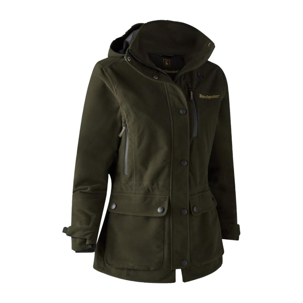 Deerhunter Lady Gabby Jacket Peat C48 Brown - Hunting jacket insulated weatherproof for Men