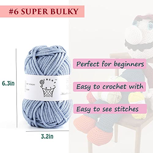 Image of Soft 100g Nylon Cotton Acrylic Blend Yarn for Crocheting & Knitting - Perfect for Dolls, Bags, Hats, Blankets (Cool Grey)