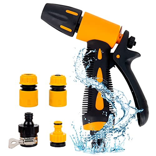 Garten Handbrause Bewässerungsbrause Hochdruck Handsprüher Hochdruckdüse...