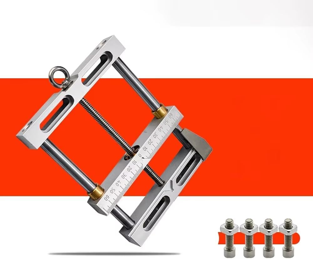 4 Inch Aluminium Alloy Flat Tongs Vise CNC Engraving Milling Machine Bench Drill Vise Parallel-Jaw Vise Max Holding Width 110MM