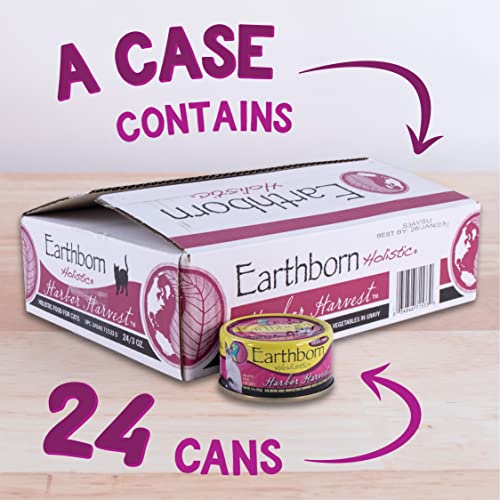 Earthborn Holistic Harbor Harvest Grain Free Canned Cat Food, 3 Oz, Case Of 24 #TOP1