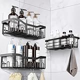 Dusche halterung ohne bohren für Vielfältige Anwendungen: Diese Edelstahl-Duschkörbe/shampoo halterung für dusche ohne bohren sind für Keramikfliesen, Marmor, gehärtetes Glas, glatte Massivholzwände, glatte Massivmetallwände und andere glatte Wände geeignet. Regal badezimmer/duschhalterung für shampoo ohne bohren können im Badezimmer, in der Küche, im Schlafzimmer, im Wohnzimmer, im Schlafsaal, am Waschbecken und an anderen Orten installiert werden.