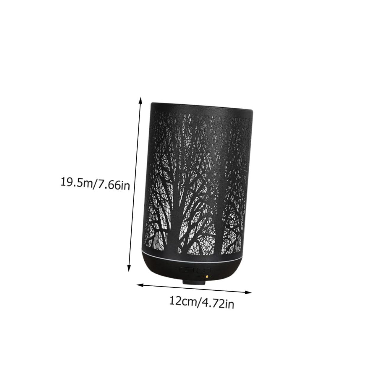 Diffusore Da Tavolo e Umidificatore Creativo 300ml Design in Ferro Traforato, Dispositivo Per Aromi Per Casa e Ufficio, Umidificatore Portatile Adatto a Rilassamento e Aromaterapia