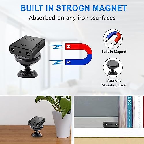 Smallest Hidden Camera Detector,Wireless Wifi Spy Camera,Hd1080P Baby Monitor Camera,Nanny Cam With Upgraded Night Vision,Ai Human Motion Detection For Security With Ios Androidapp For Outdoor/Indoor #TOP6