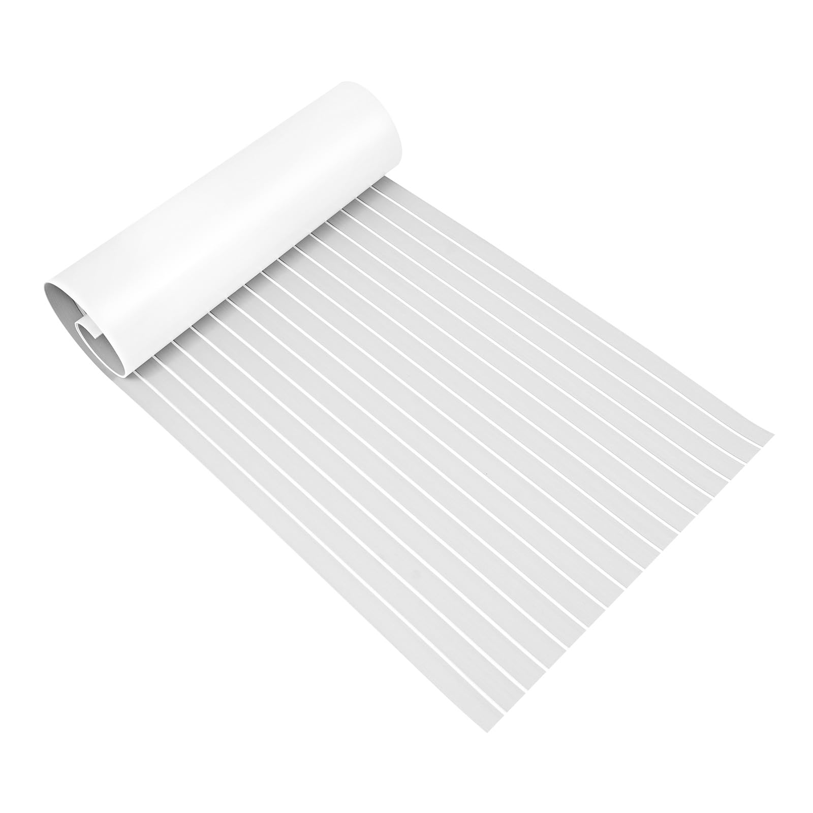 Eva Antirutsch Matte 240x90cm Selbstklebend Bodenmatte 6mm Dicke, Zuschneidbar, Wasserfest für Caravan, Boot, Yacht, Camping, Grau