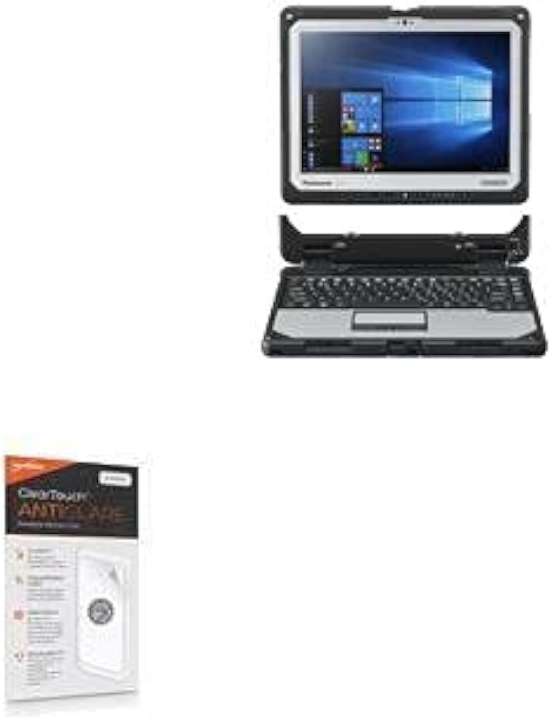 BoxWave Screen Protector Compatible with Panasonic Toughbook 33 (CF-33) - ClearTouch Anti-Glare (2-Pack), Anti-Fingerprint Matte Film Skin