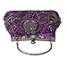 Imagen de DA BODAN Vintage Floral Perlas Rhinestone Bordado Clutch Lentejuelas Boda Fiesta de Prom Bolsa Novia Señoras Crossbody Novia Bolso