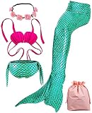 Incluye guirnaldas y bolsa de cordón impermeable: ✔ Hemos preparado guirnaldas rosas y bolsas de cordón para su pequeña princesa así como nuestros regalos bien seleccionados. Hecho de material de plástico, esta bolsa impermeable se puede utilizar como una bolsa de hombro, mochila y bolso de mano, conveniente para sujetar cualquier cosa excepto los objetos afilados, también permite que los niños lleven el traje de baño en cualquier lugar en el día lluvioso. Lleva esta bolsa para sujetar gadgets cuando tu niño va a nadar, también puedes poner el bañador en esta delicada bolsa como un regalo para ella.