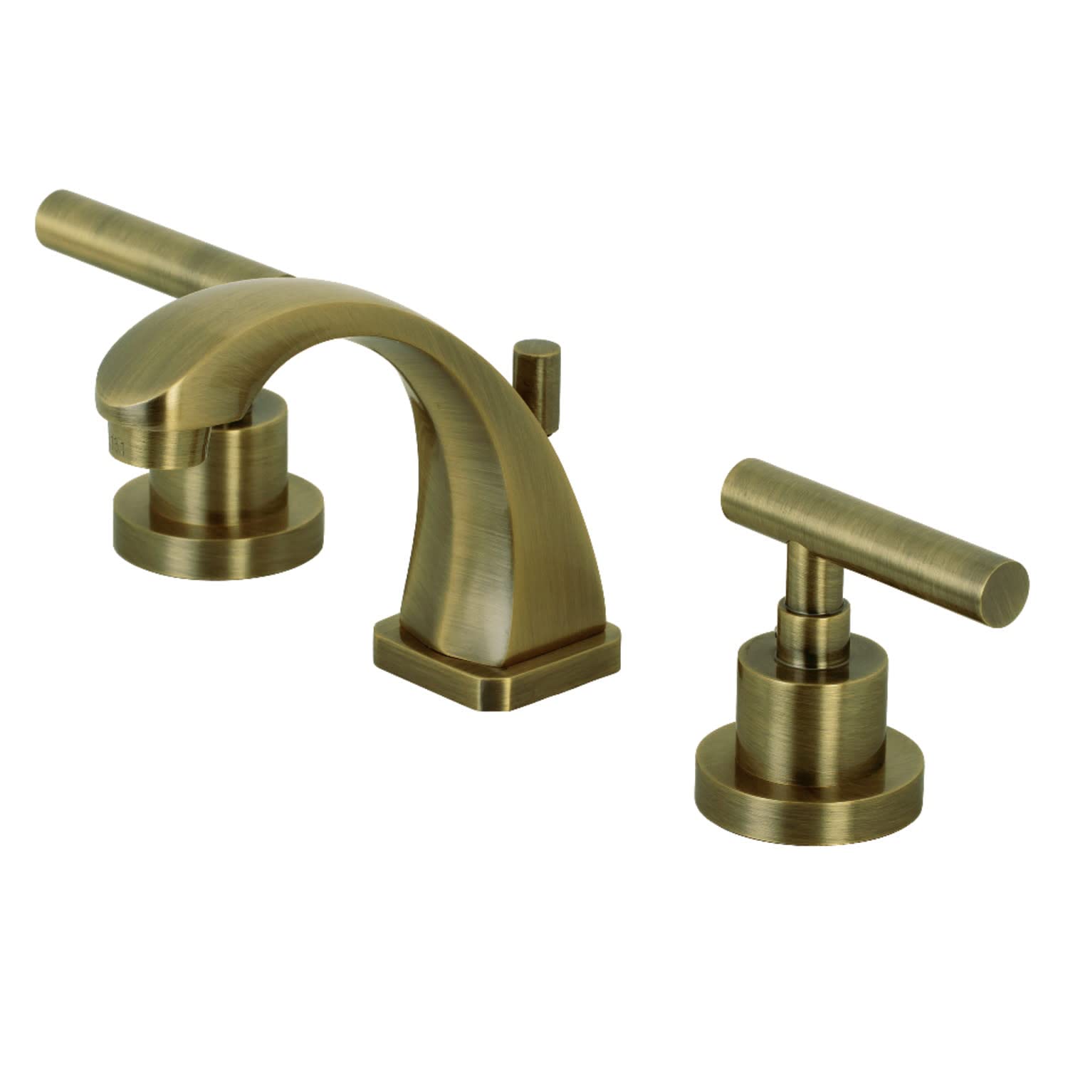 Kingston Brass KS4943CML Manhattan 20 cm Yaygın Tuvalet Bataryası Açılır, Vintage Pirinç