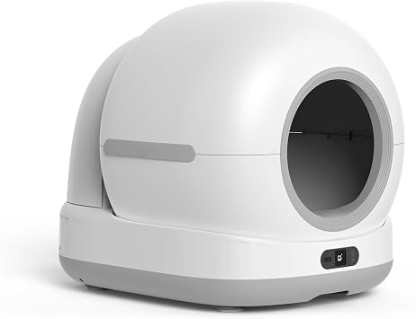 Xenon Smart Akıllı Otomatik Kedi Tuvaleti Mobil App ile Uzaktan Kontrol UV Sterilizasyon ve Sensörlü Kum Kabı (Kum Paspası + Koku Tableti ve Çöp Poşeti Hediyeli) X8624