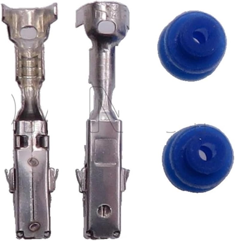 1 Set 2 Way AC Assembly Automobile Waterproof Connector with Cables 0-1418451-1 4-1418483-1 Auto Wire Harness Connector(1 Set With Cables)