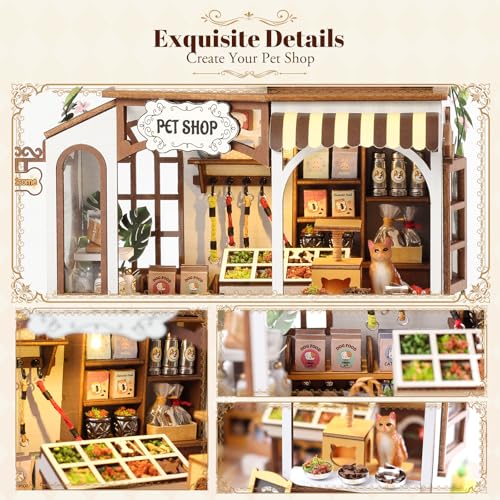Maison de poupée puzzle 3D bois rompt l'ennui des soirées