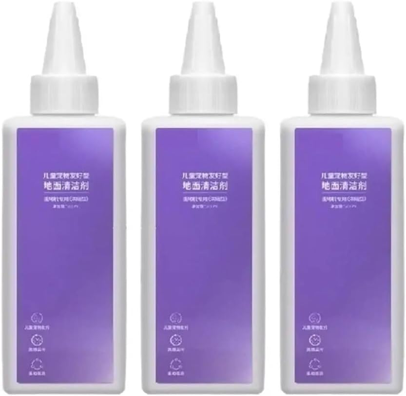 Floor Cleaning Solution Liquid ，Compatible For Narwal， S10/S20 Pro S2 Island/F1/S1Max Ultra Vacuum Cleaner Special Fluid 200ml,Detergent(3 pcs)