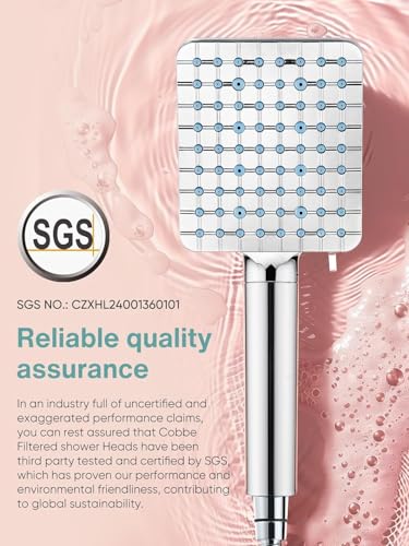 Pommeau de douche haute pression anti chlore à filtre 20 étapes - 8