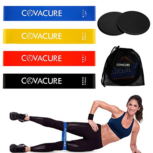 Bandes de résistance COVACURE avec curseurs de base, disques de glissement double face pour exercices abdominaux