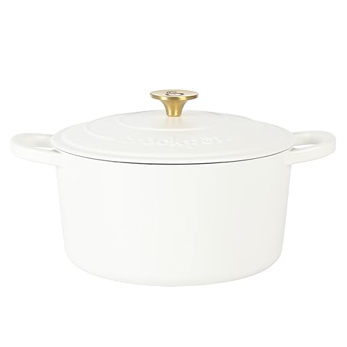 Crock Pot Artisan 6-Quart Round European Enameled Dutch Oven Pot