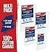 U.S. Art Supply Multi-Pack 6-Ea of 3x5, 4x6, 5x7 & 8x10 inch Professional Quality Small Artist Canvas Panel Board Assortment Pack (24 Total Panel Boards)