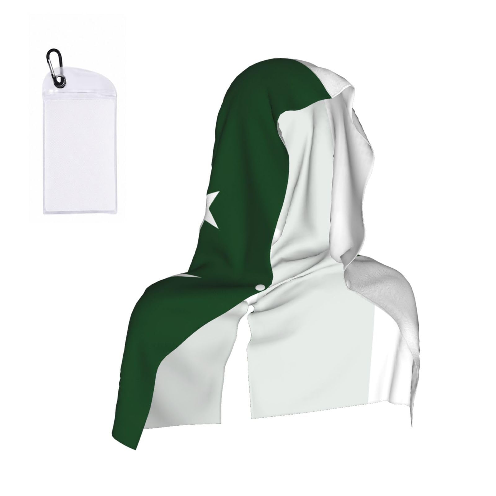 ZYJHYY Flag Of Pakistan Print Unisex Swimming Towel Practical Camping Towel Skin-Friendly Cooling Towel For Workout Training
