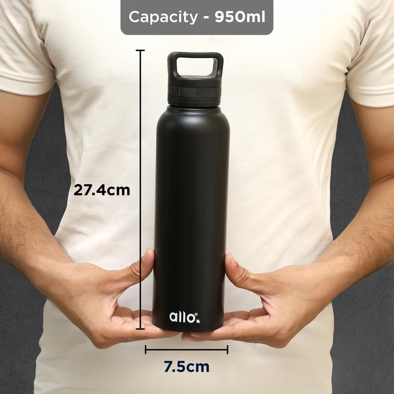 Image of Allo Steel Water Bottles Stainless Steel Water Bottle For Adults, Kids Water Bottles For School, Office, Sports, Gym